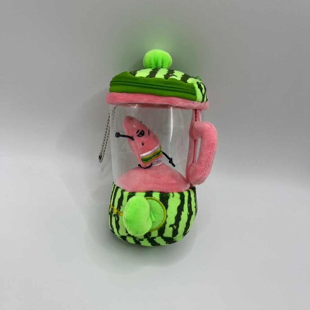 Fruit Juicer Plush Toy Fun Pull-to-Relax Stress-Relief Toy Watermelon